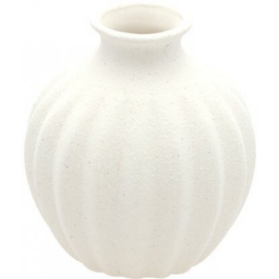 Chaks Chaks Keramická váza guľa - White 9,5 x 10,5 cm – Hledejceny.cz