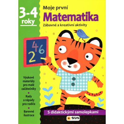 Matematika - 3-4 roky - samolepky (Moje první matematika) - SUN – Zboží Mobilmania