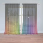 Záclony Duhová záře: 2 ks - 150x250 cm - Sablio – Hledejceny.cz