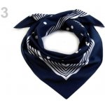 Stoklasa Bavlněný šátek s puntíky Etex 2 černá – Zboží Dáma