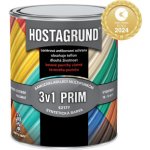 Barvy A Laky Hostivař Hostagrund Prim 3v1 S2177 základní i vrchní barva na kov, 0199 černá, 600 ml – HobbyKompas.cz