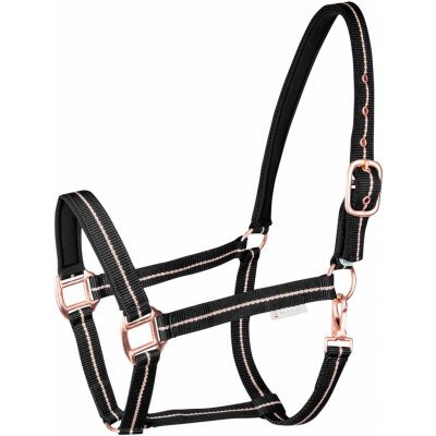 Waldhausen Stájová ohlávka Lurex Rose WD tm.modrá/rose – Zboží Dáma