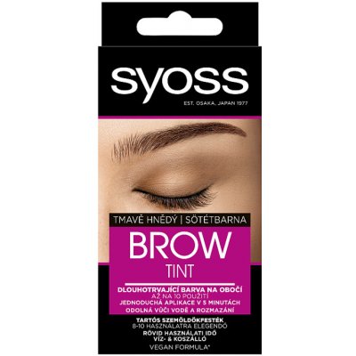 Syoss Brow Tint Tmavě hnědý 17 ml – Hledejceny.cz