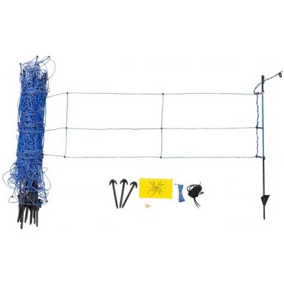 Síť pro elektrické ohradníky proti divoké zvěři Wildnet 90 cm, 50 m, 1 hrot, modrá – Zboží Mobilmania