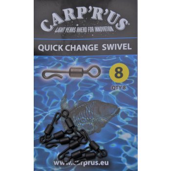 Carp’R’Us Obatlíky s koužkem Ring Swivel vel.8