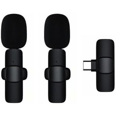 2v1 Type-C Lavalier Wireless Microphone (vč. Aku) – Zbozi.Blesk.cz