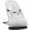 Lehátko pro miminko BabyBjörn Balance Soft Mesh white stříbrná