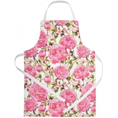 SCANquilt zástěra FLORA pivoine smetanovorůžová 60x80 cm – Hledejceny.cz