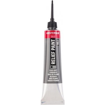 Amsterdam Relief Paint 20 ml | olověná šedá – Hledejceny.cz