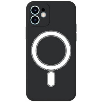 Pouzdro AppleKing silikonové s MagSafe iPhone 12 mini - černé