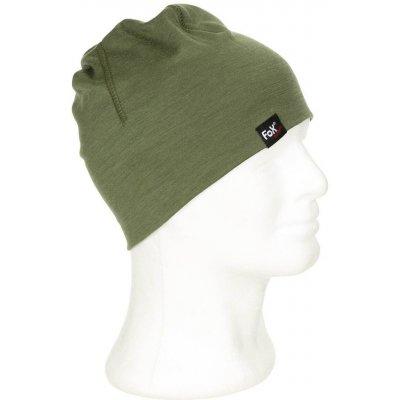 FOX Outdoor Čepice BEANIE MERINO LITE ZELENÁ 10929b – Hledejceny.cz