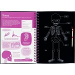 Vyškrabuj a poznávej Lidské tělo – Zboží Mobilmania