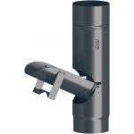 Covernit Lakovaný chrlič pro sběr dešťové vody 80 mm RAL 7016 Antracit – HobbyKompas.cz