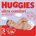 HUGGIES Ultra Comfort Jumbo 3 5-8 kg 56 ks – Sleviste.cz