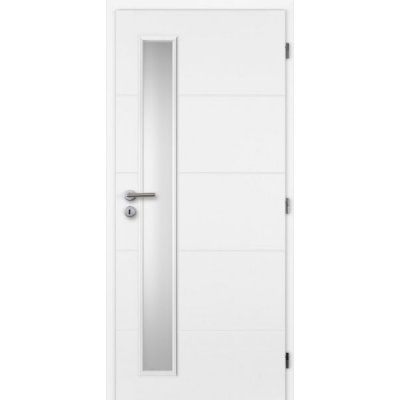 Msonite Quatro Vertika Bílé profilované sklo 70 cm