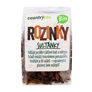 Country Life Bio Rozinky sultánky 200 g