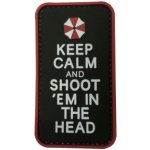 ARMED PATCHES PVC nášivka Keep Calm and Shoot 'Em – Zboží Mobilmania