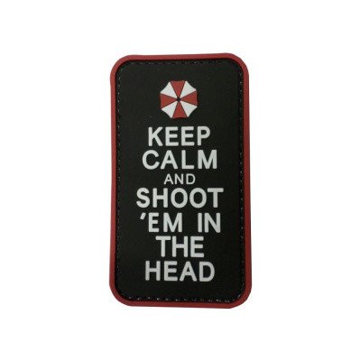 ARMED PATCHES PVC nášivka Keep Calm and Shoot 'Em – Zboží Mobilmania