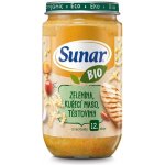Sunar BIO Zelenina těstoviny kuřecí maso 12m+ 235 g – Zboží Dáma