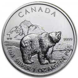 Royal Canadian Mint The Grizzly Canadian Wildlife 1 Oz