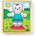 Woody oblékání Šatní skříň kočička 18 dílků – Sleviste.cz