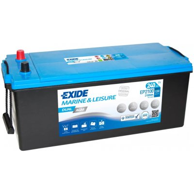 Exide DUAL 240Ah 12V EP2100 EP 2100 – Zboží Mobilmania