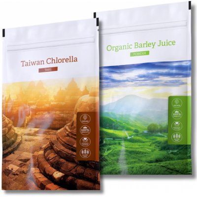 Energy Taiwan Chlorella 200 tablet + Organic Barley Juice powder 100 g