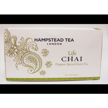 Hampstead Tea London BIO Chai zelený čaj s orientálním kořením 20 ks