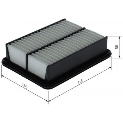 BOSCH F 026 400 691 Vzduchový filtr (F026400691) – Hledejceny.cz