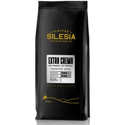 SILESIA Extra Crema zrnková 1 kg – Hledejceny.cz