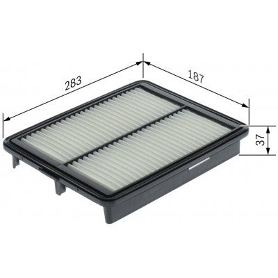 BOSCH Vzduchový filtr F 026 400 806 – Hledejceny.cz