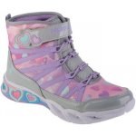 Skechers kozačky Sweetheart Lights Dreamy Love 302667L/SMLT Silver – Zboží Mobilmania