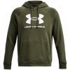 Pánská mikina Under Armour Rival Fleece Logo Mrine Green/Wht