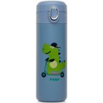 REER Láhev s brčkem 350 ml modrá – Zboží Mobilmania
