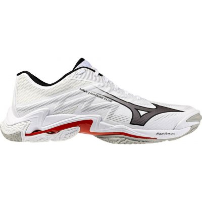 Mizuno Wave Lightning Elite White/Black/Fiery Red – Zboží Dáma