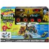 Auta, bagry, technika Hot Weels Mattel Monster Trucks Roarin Rumble Double Destruction