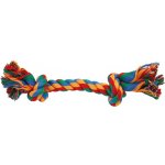 Dog Fantasy Uzel bavlněný barevný 2 knoty 20 cm – Sleviste.cz