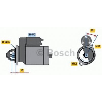 BOSCH Startér BO 0001110138 | Zboží Auto