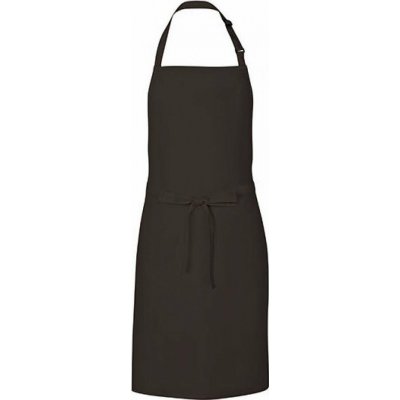 Link Kitchen Wear Univerzální keprová zástěra s laclem a nastavitelným páskem u krku Černá 72 x 85 cm X986 – Hledejceny.cz