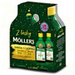 Orkla Health A/S Mollers Omega 3 D+ dárkové balení 2 x 250 ml – Sleviste.cz