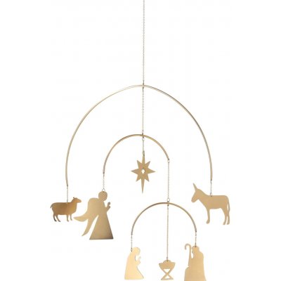 räder Závěsná dekorace Nativity zlatá barva kov – Hledejceny.cz