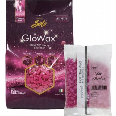 Italwax Filmwax zrnka vosku Glowax Cherry Pink 100 g