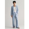 Dámské klasické kalhoty Gant REL STRETCH LINEN TAILORED PANT DOVE BLUE