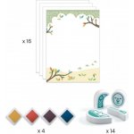 Djeco Kreativní sada s razítky podivuhodná zvířáta – Zboží Dáma