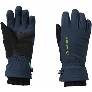 Dětské softshellové rukavice Vaude Rondane Dark sea / green