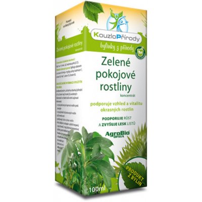 AgroBio Zelené pokojové rostliny (KP) 100 ml koncentrát – Zbozi.Blesk.cz