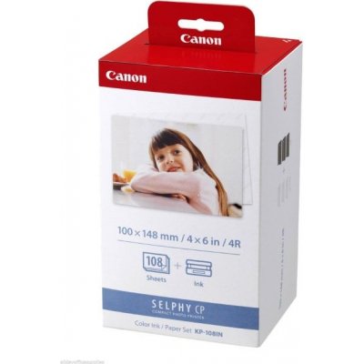 Fotopapír pro termosublimační tiskárny Canon 10x15cm, 108ks (KP108IN) – Zboží Mobilmania