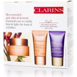 Clarins Extra-Firming denní pleťový krém Extra-Firming 50 ml + noční pleťový krém Extra-Firming 15 ml + pleťová maska Extra- Firming 15 ml dárková sada – Sleviste.cz