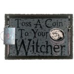 CurePink Netflix The Witcher Zaklínač Toss A Coin Šedá 60 x 40 cm – Zboží Dáma