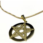 Zlatnictví Zlatíčko Zlatý přívěsek pentagram PA0502 – Zboží Dáma